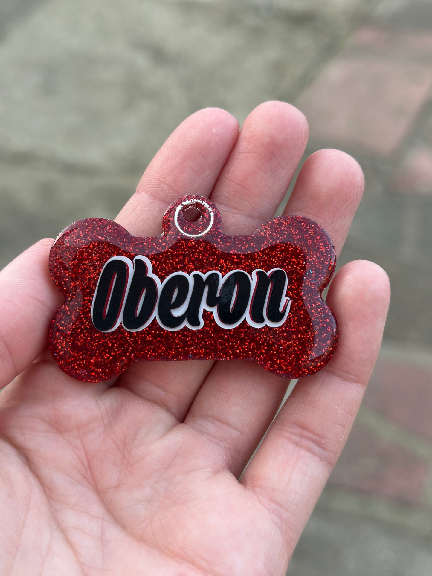 Glitter tags