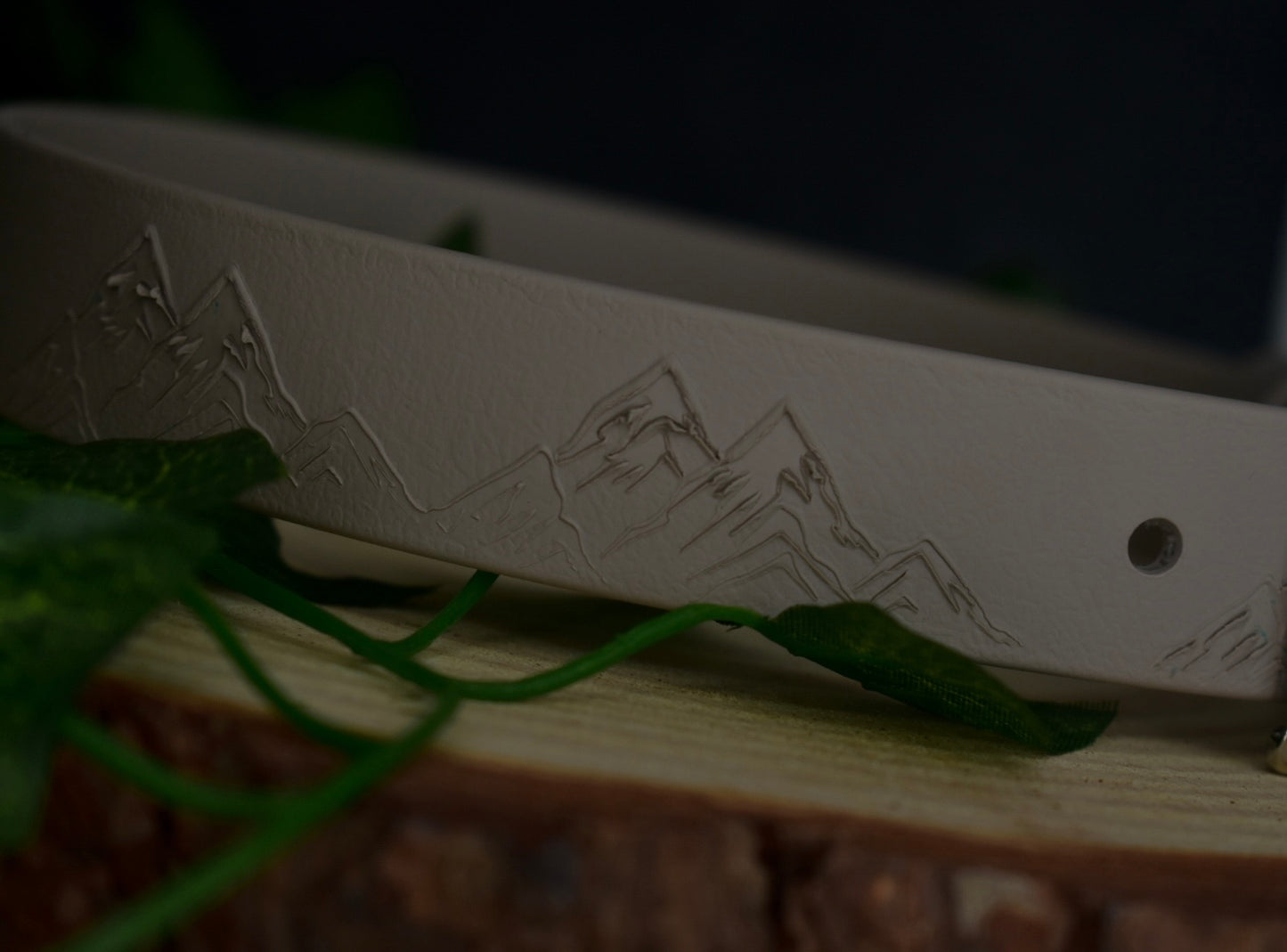 Alpine Rocks Embossed Collar ⛰️