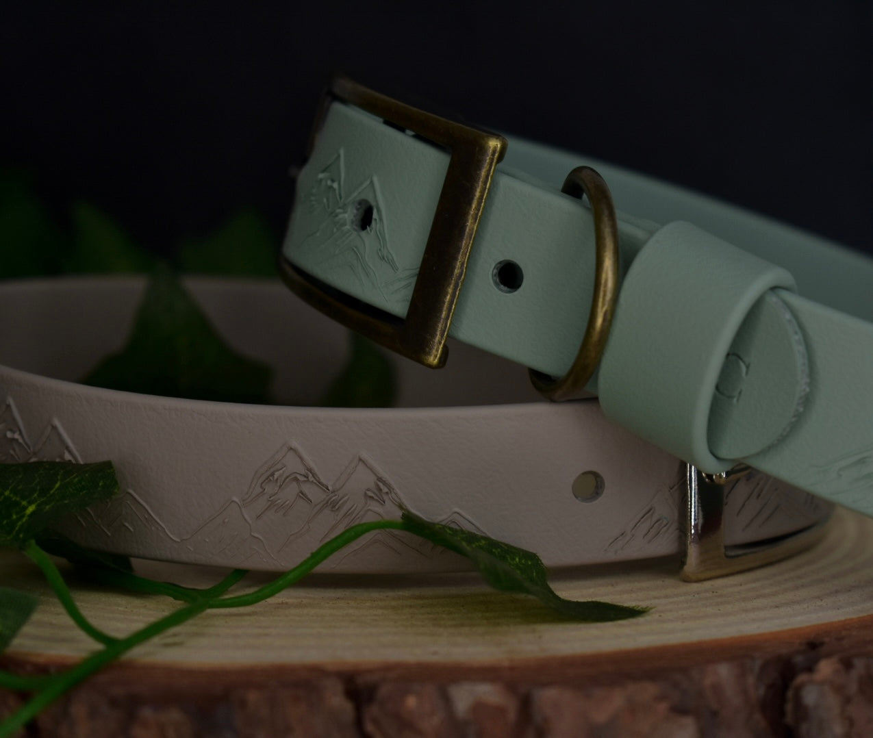 Alpine Rocks Embossed Collar ⛰️